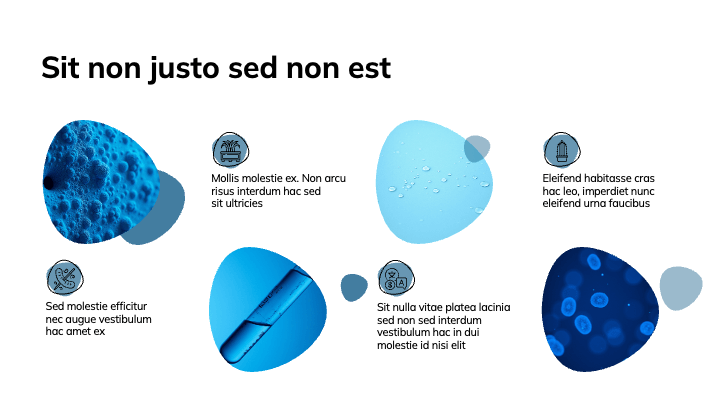 Flat Bubble Blue Professional slide 3